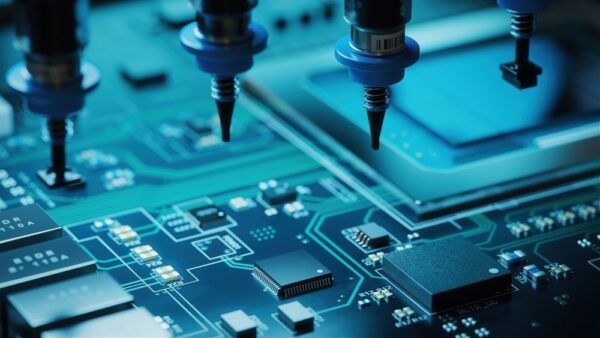 Generic Printed Circuit board with Chips and other Components