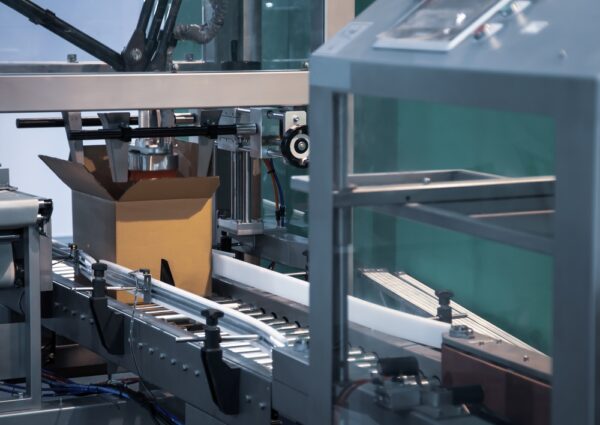 Process of carton forming machine in production line