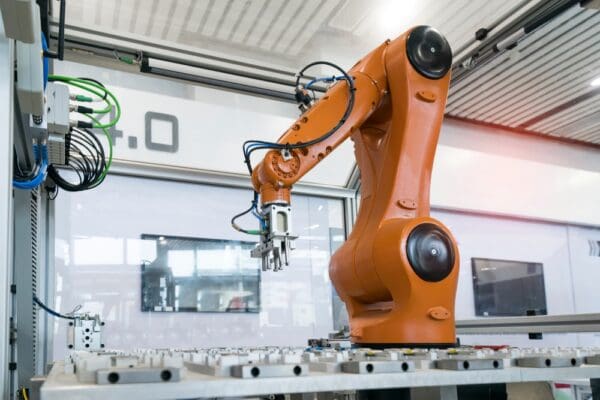 Robotic Arm production lines modern industrial technology