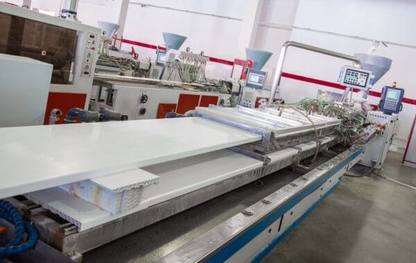 workshop for the production of PVC profile
