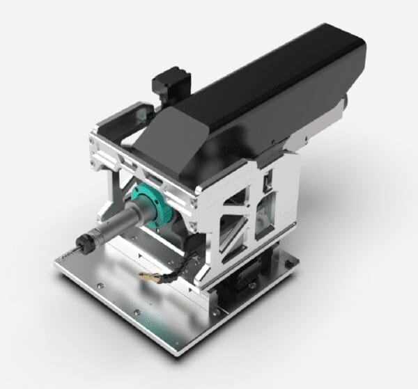 compact horizontal tap machine with a robust frame and an integrated tool assembly
