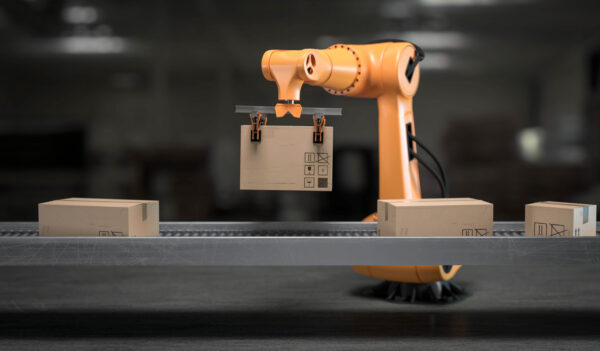 Robot Arm on a conveyor belt